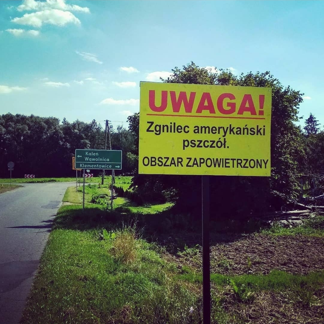 Informowanie  sąsiadujących pszczelarzy/pasieki/pasieki wędrowne  o zlokalizowaniu AFB