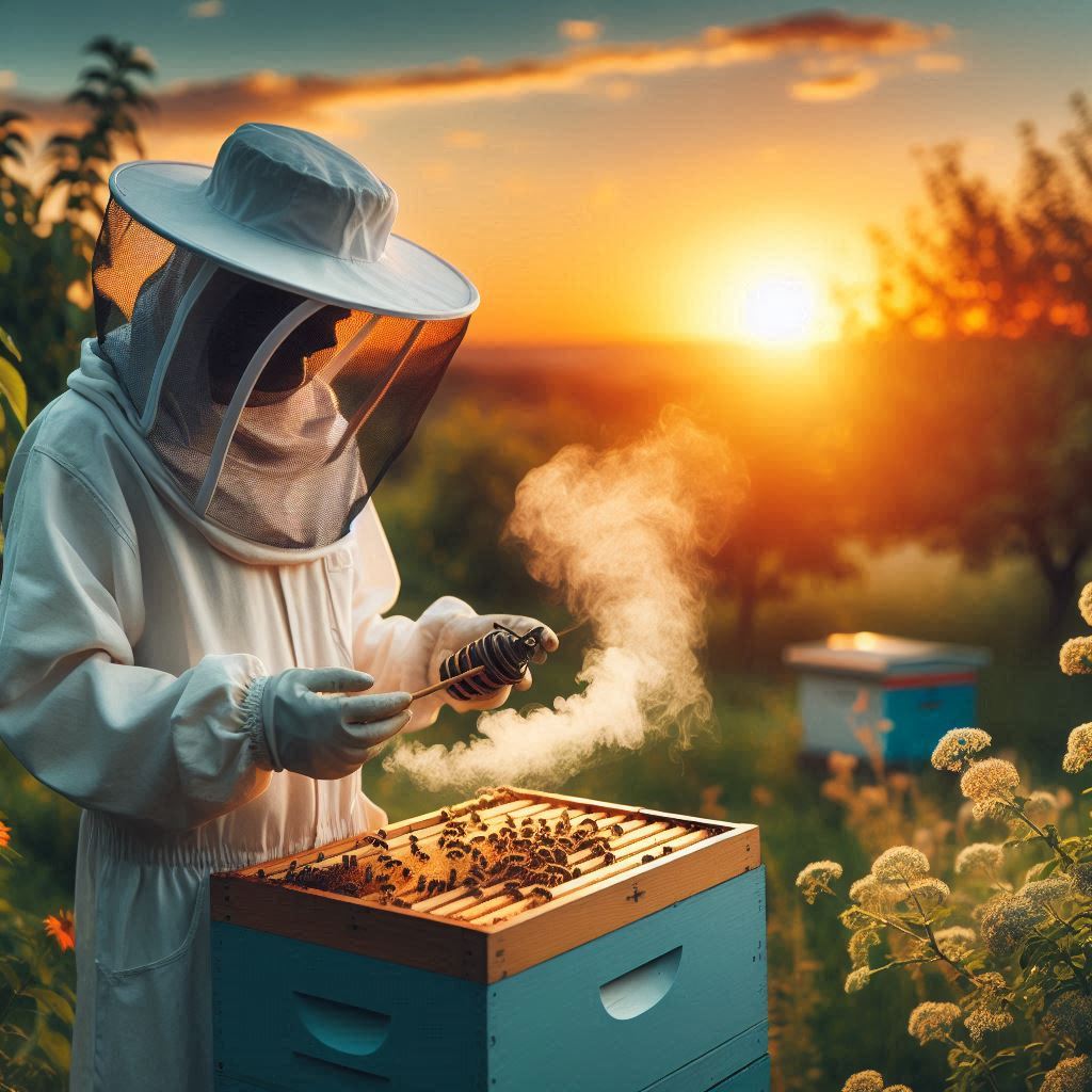 Vizuálna kontrola plodových plástov počas prehliadky včelstiev